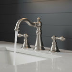 Load image into Gallery viewer, Bathroom Faucet Widespread Chrome with Drain