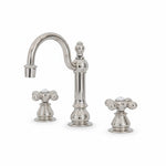 Load image into Gallery viewer, Bathroom Faucet Widespread Polished Nickel with Drain