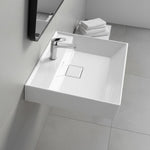 Load image into Gallery viewer, Bathroom Sink Wall-Mount Ceramic With Drain Cover
