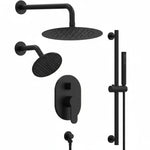 Load image into Gallery viewer, Multi-Finish Wall Mount Dual Shower System with 3 Sprays