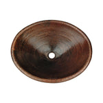 Load image into Gallery viewer, Oil Rubbed Bronze Drop-In Copper Sink with Overflow