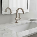 Load image into Gallery viewer, Single Hole Bathroom Faucet Multi-Finish with Drain Assembly