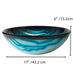 Load image into Gallery viewer, Vessel Bathroom Sink Above-Counter Glass