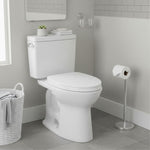 Load image into Gallery viewer, White Two-Piece Elongated Toilet with Soft Close Seat