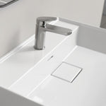 Load image into Gallery viewer, Bathroom Sink Wall-Mount Ceramic With Drain Cover