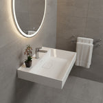 Load image into Gallery viewer, Bathroom Sink Wall-Mount Ceramic With Drain Cover