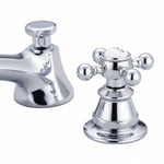 Load image into Gallery viewer, Chrome Widespread Bathroom Faucet 3-Hole Deck Mount with Pop-Up Drain