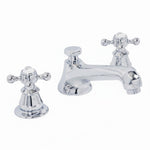 Load image into Gallery viewer, Chrome Widespread Bathroom Faucet 3-Hole Deck Mount with Pop-Up Drain