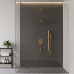 Load image into Gallery viewer, Multi-Finish Wall Mount Dual Shower System with 3 Sprays