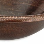 Load image into Gallery viewer, Oil Rubbed Bronze Drop-In Copper Sink with Overflow