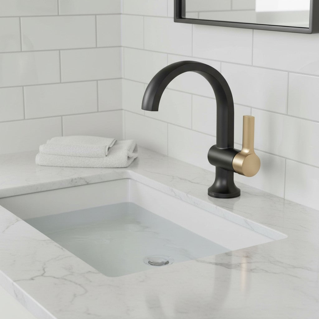 Single Hole Bathroom Faucet Multi-Finish with Drain Assembly