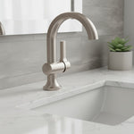 Load image into Gallery viewer, Single Hole Bathroom Faucet Multi-Finish with Drain Assembly