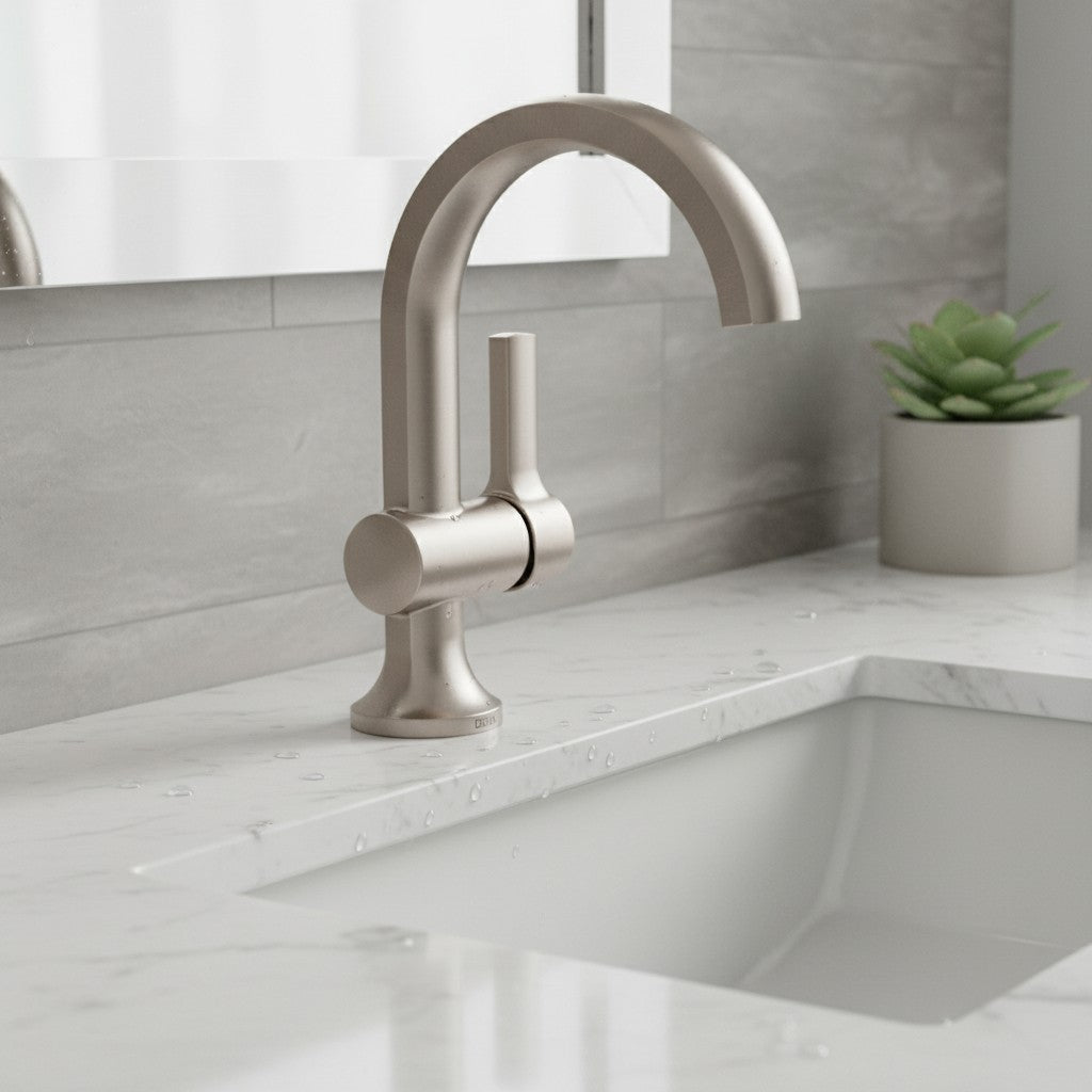 Single Hole Bathroom Faucet Multi-Finish with Drain Assembly