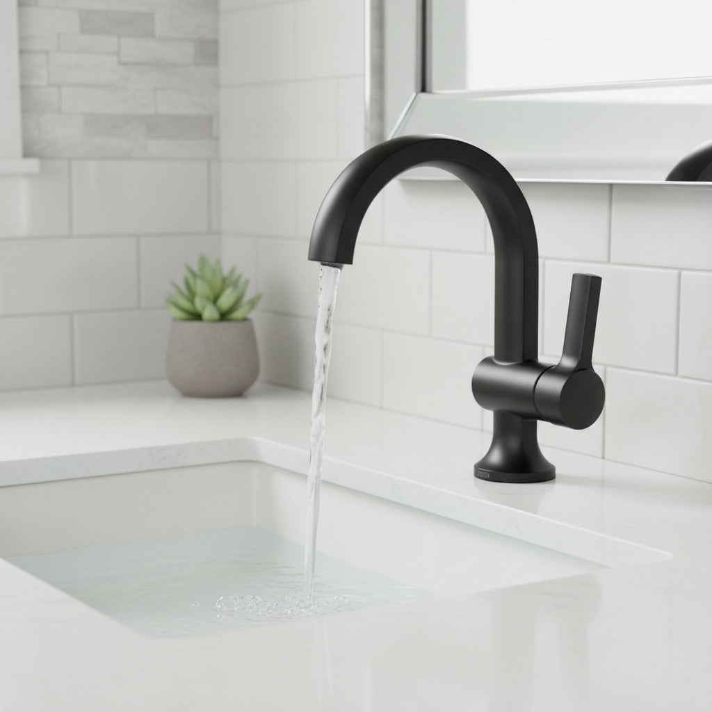 Single Hole Bathroom Faucet Multi-Finish with Drain Assembly