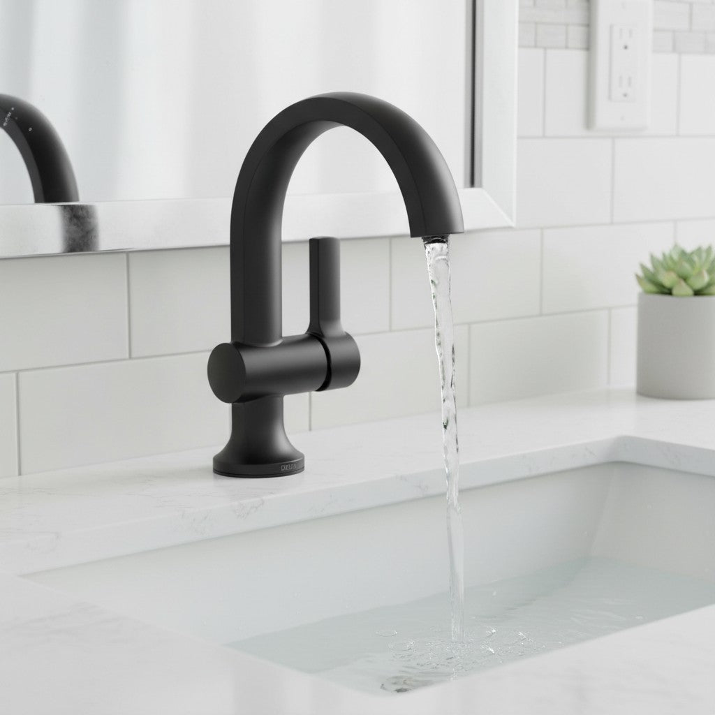 Single Hole Bathroom Faucet Multi-Finish with Drain Assembly