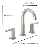 Load image into Gallery viewer, Widespread Bathroom Faucet 3 Hole Multi-Finish with Drain