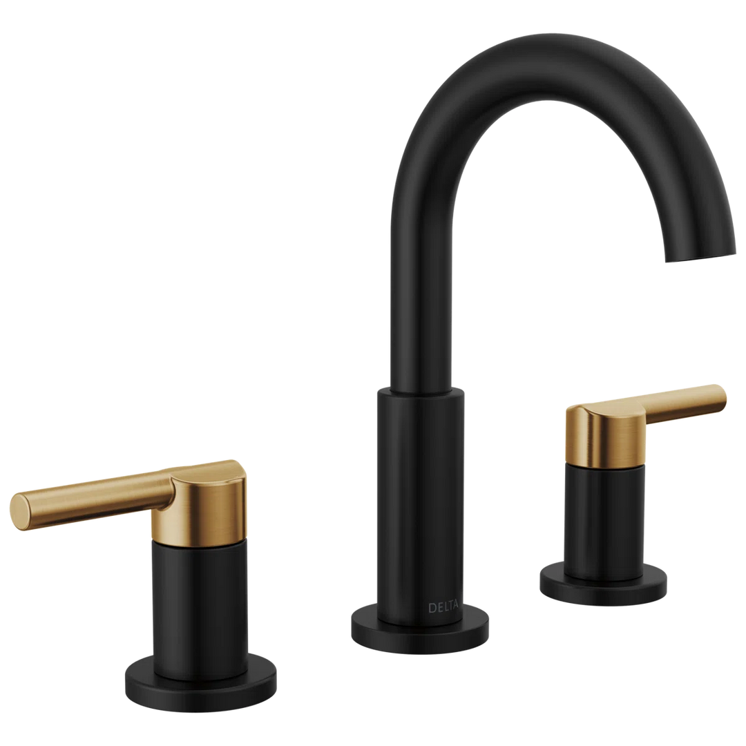 Widespread Bathroom Faucet 3 Hole Multi-Finish with Drain