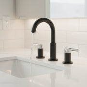 Widespread Bathroom Faucet 3 Hole Multi-Finish with Drain