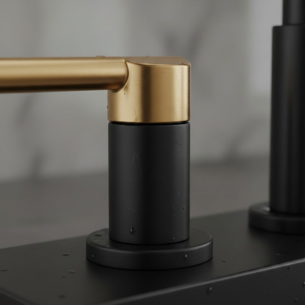 Widespread Bathroom Faucet 3 Hole Multi-Finish with Drain