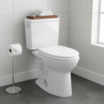 Load image into Gallery viewer, White Two-Piece Elongated Toilet with Soft Close Seat